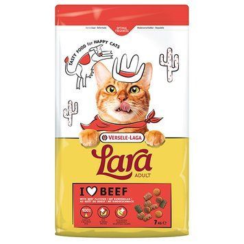 Lara Adult with Beef Flavour Лара Говядина сухой премиум корм для кошек - 7 кг 441162 фото