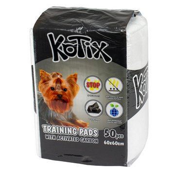 Пеленки для собак Kotix Premium, с активированным углем 60*60 см 50 шт/уп Kot-7907/PM606050CA фото