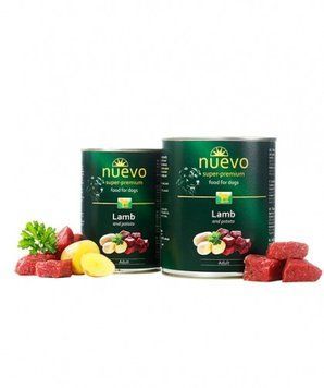 Вологий корм Nuevo Dog Adult Lamb&Potato з ягням і картоплею &mdash; 800 г 95011 (808) фото