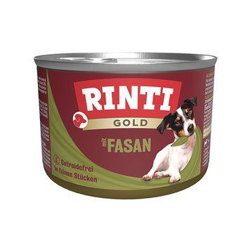 Rinti Gold mit Fasan РИНТИ ГОЛД ФАЗАН беззерновой влажный корм для собак - 185 г. 91028 фото