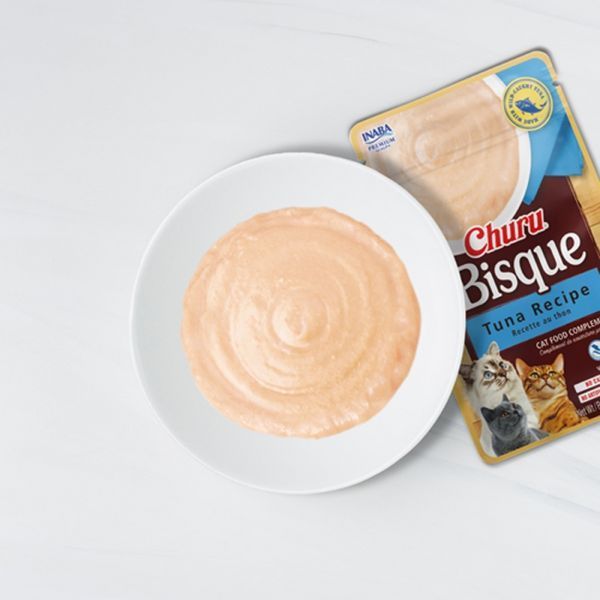 Ласощі для котів INABA "CIAO Bisque" пюре з куркою, 40 г EU853 фото