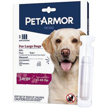 PetArmor Large ПЕТАРМОР краплі від бліх, кліщів, вошей для собак 20-40кг, 2.68мл - 3 пип. (1уп) 12871 фото