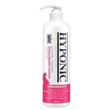 Гіпоалергенний шампунь з олією соняшника та жожоба для котів Hyponic Hypoallergenic Shampoo for all cats, 300 мл H2SH1AL0300HYKNN фото