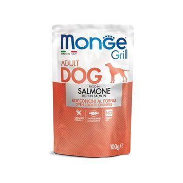 MONGE GRILL з лососем 100гр 70013123 фото