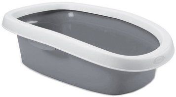 Туалет для кішок Stefanplast Sprint 10, 43 x 31 x 14 см, Сірий 96466/4662 фото