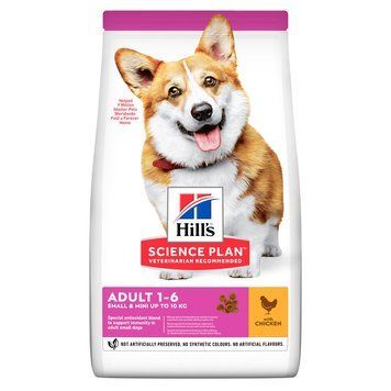 HILL'S SCIENCE PLAN Adult Small & Mini Сухий Корм для Собак з Куркою - 6 кг 604233 фото