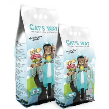Cats Way Marseille Soa - наповнювач Кетс Вей з марсельським милом для котячого туалету - 10 л. 3149 фото