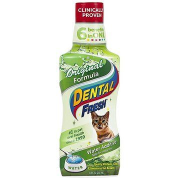 SynergyLabs Dental Fresh Cat Свежесть зубов жидкость от зубного налета и запаха из пасти кошек - 237 мл 00010 фото