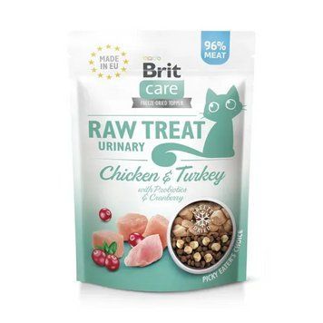 Brit Raw Treat Urinary лакомство для кошек 40 г - курица и индейка 112188/9540 фото