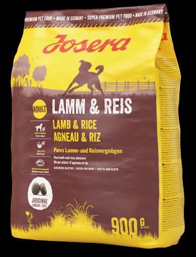 Сухий корм Josera Adult with Lamb & Rice. Едалт з ягнятиною та рисом для всіх порід 900 г 4032254785842 фото