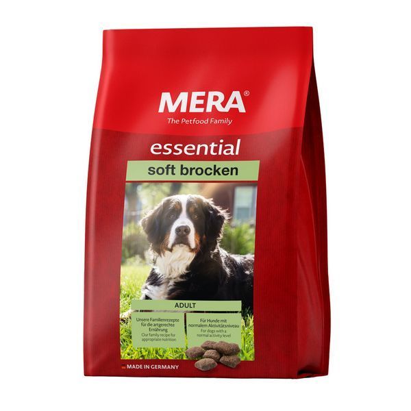 MERA Essential Soft Brocken корм для собак з норм рівнем активності (м'яка крокета) - 12,5 кг 061250 фото