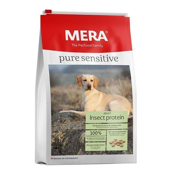 MERA PURE SENSITIVE DOG ADULT INSECT PROTEIN для собак с чувствительным пищеварением белком насекомых 12.5 кг 056550 фото